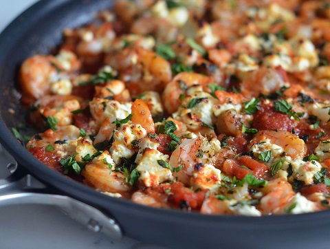 Baked Shrimp with Feta