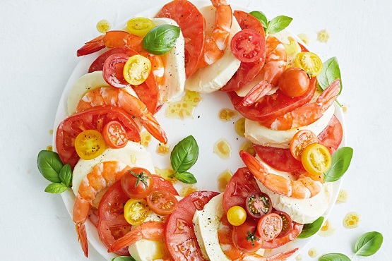 Shrimp Caprese Salad