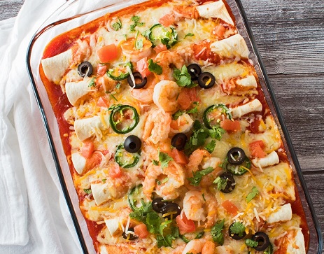 Shrimp Enchiladas