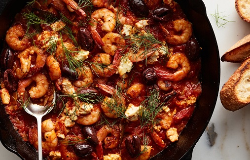 Shrimp Saganaki