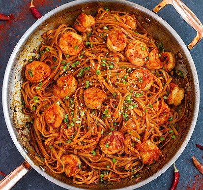 Spicy Shrimp Noodles