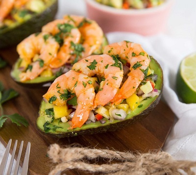 Shrimp Stuffed Avocados