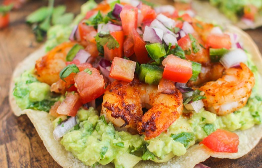 Shrimp Tostadas